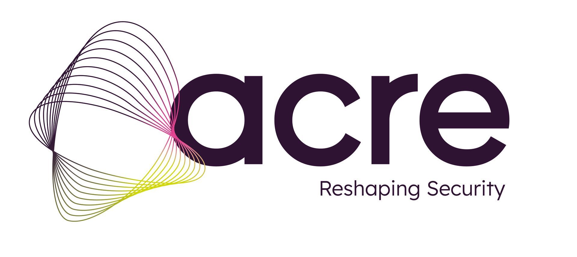 A logo for a company called acre reshaping security