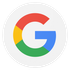 The google logo is in a circle on a white background.