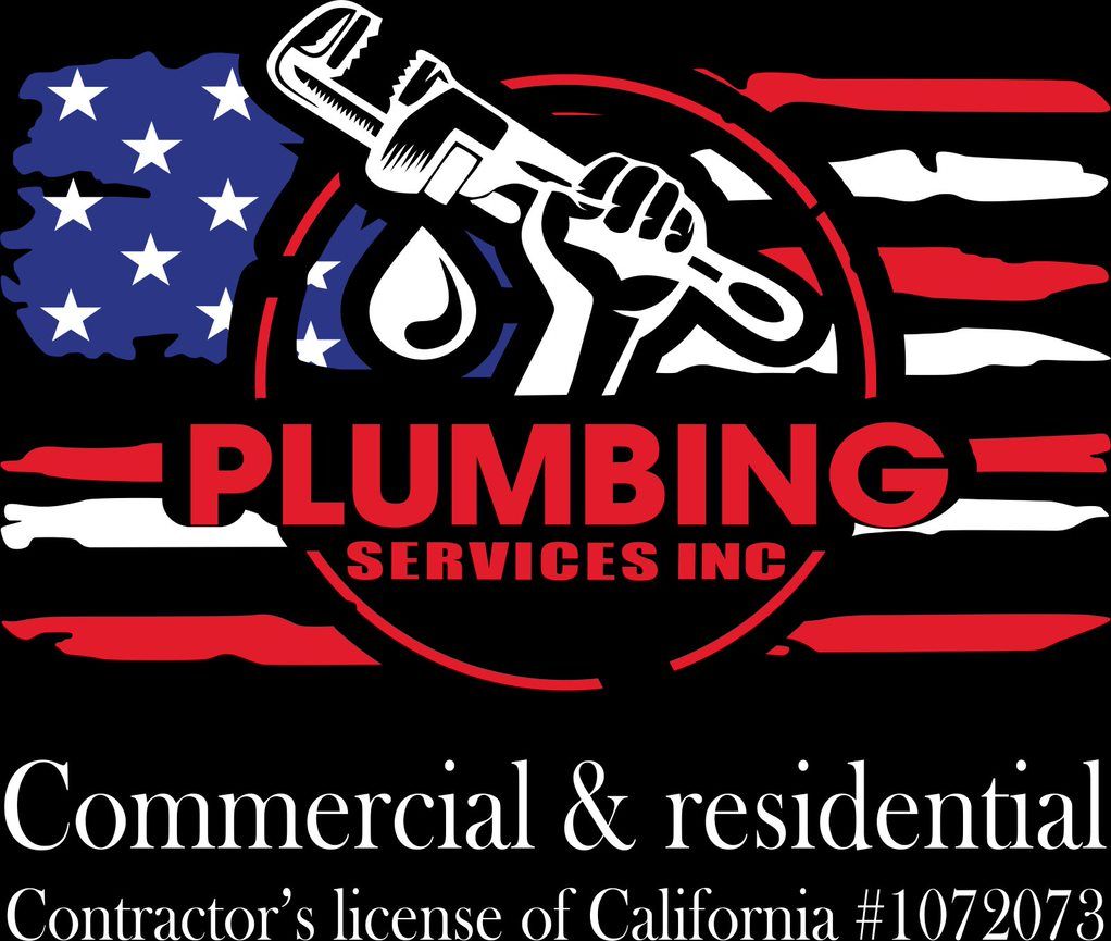 A logo for a company called plumbing services inc