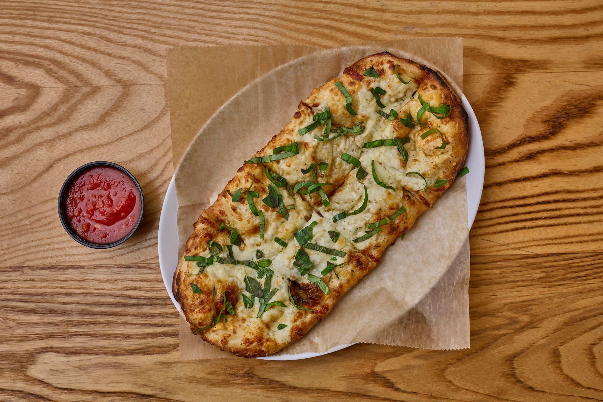 Flippers Pizza Co cheese bread shareable 