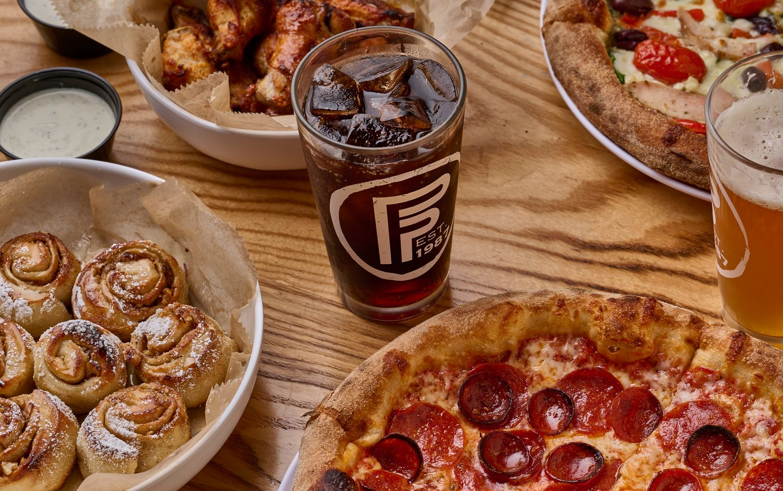 Flippers Pizza, Wings and Cinnamon Rolls in SODO