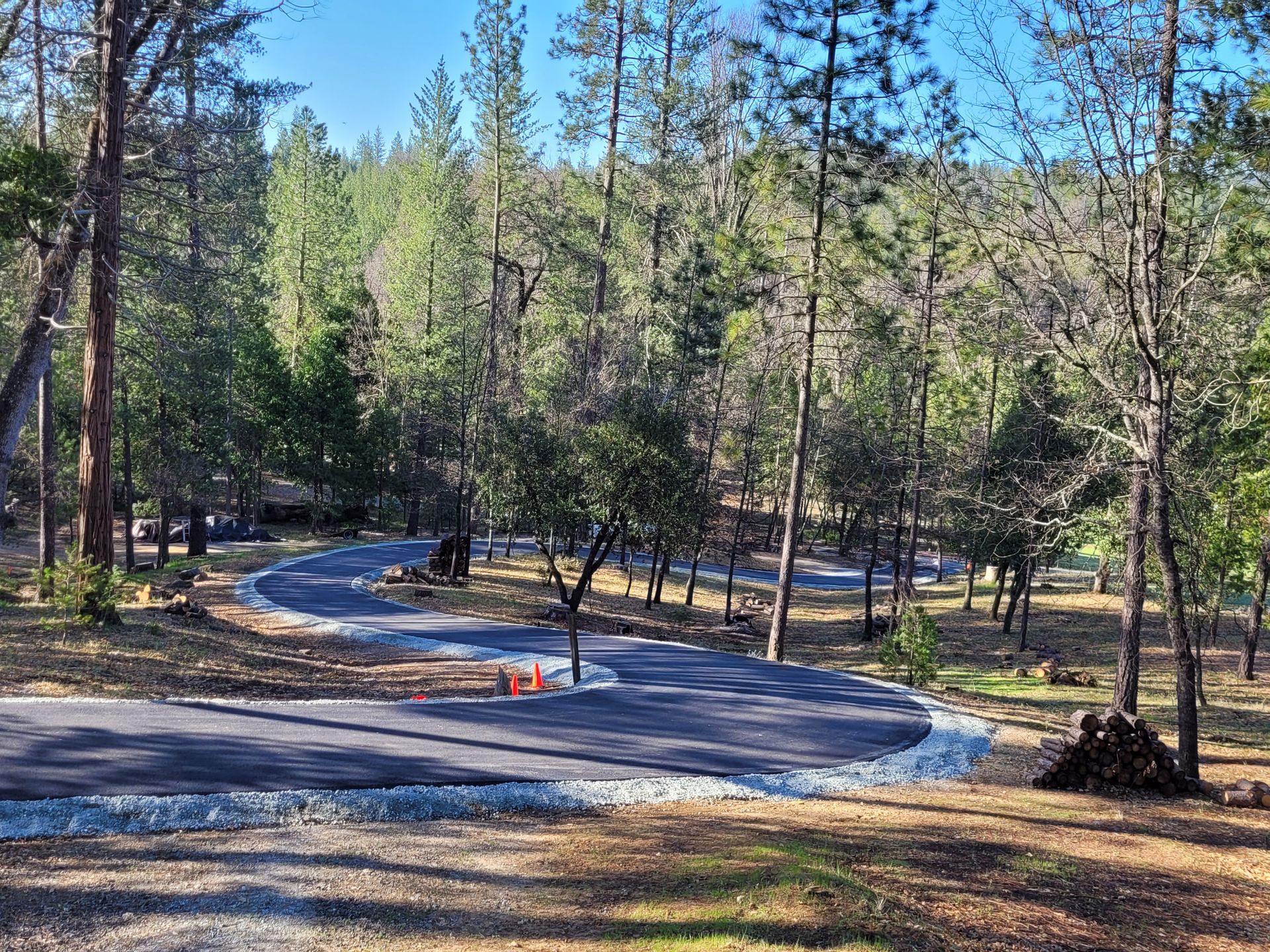 Asphalt Curve Road — Groveland, CA — Ken's Asphalt