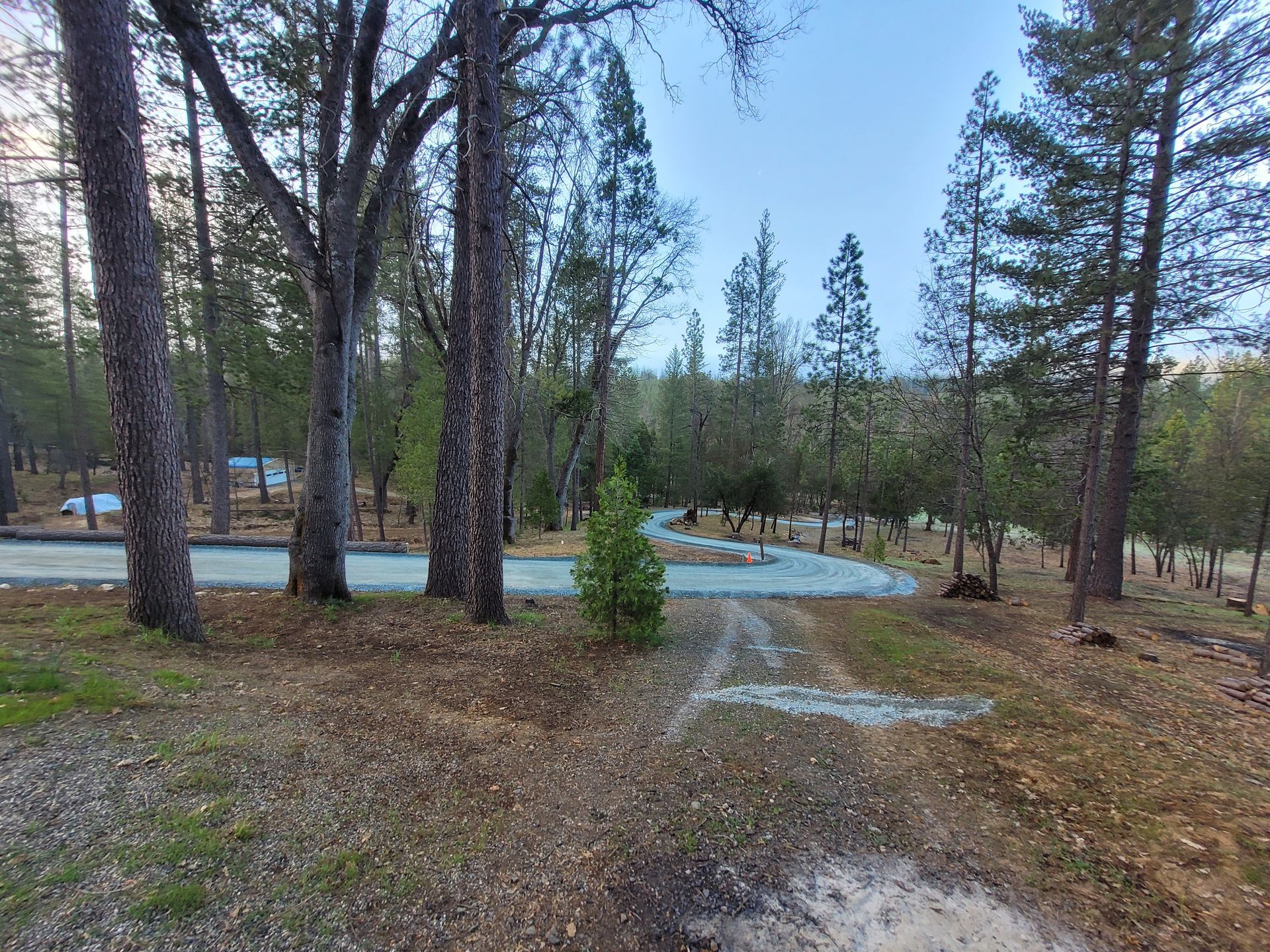 Asphalt Curve Road Far View — Groveland, CA — Ken's Asphalt