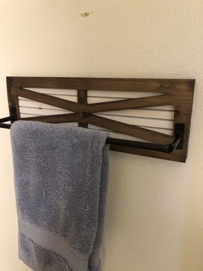 Towel Rack holder mounted on wall