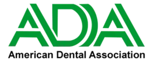 The green American Dental Association (ADA) logo.