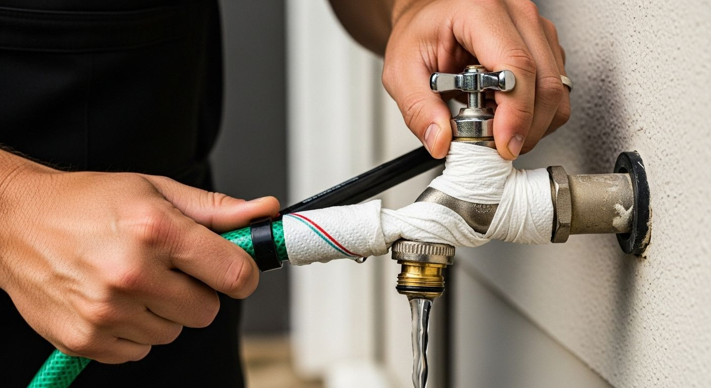 hose bib leak test repair