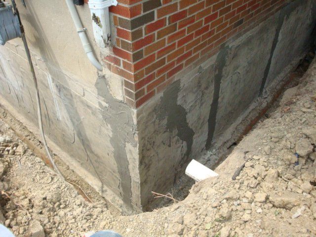 exterior waterproofing services toronto by drainworks plumbing foundation crack repair