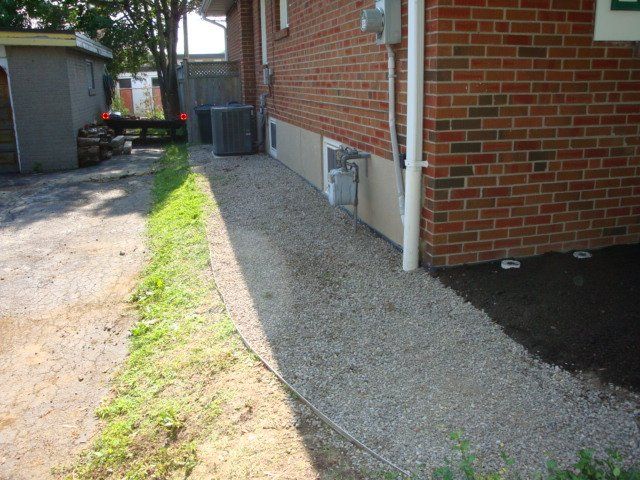 exterior waterproofing services toronto by drainworks plumbing after photo