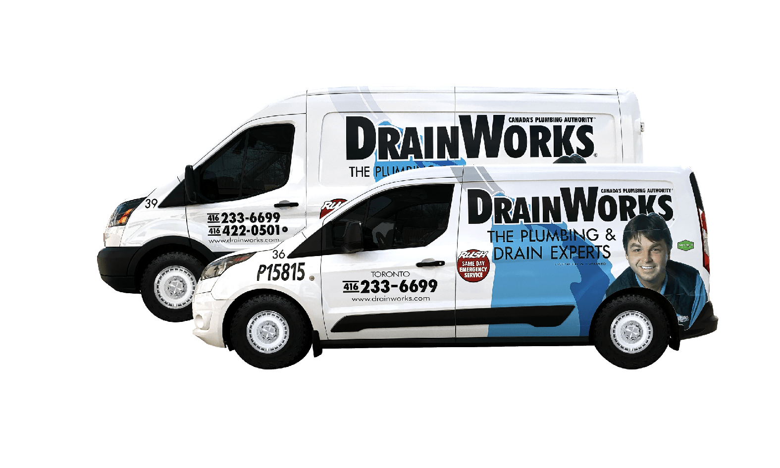 DrainWorks Plumbing Toronto Van And Truck