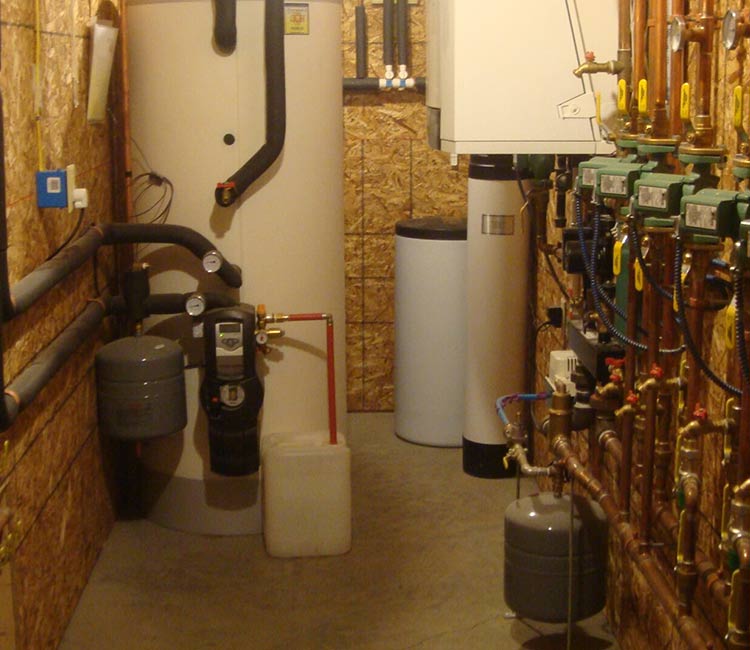 Hot Water Industrial Boiler — Plumbing in Vernon, VT