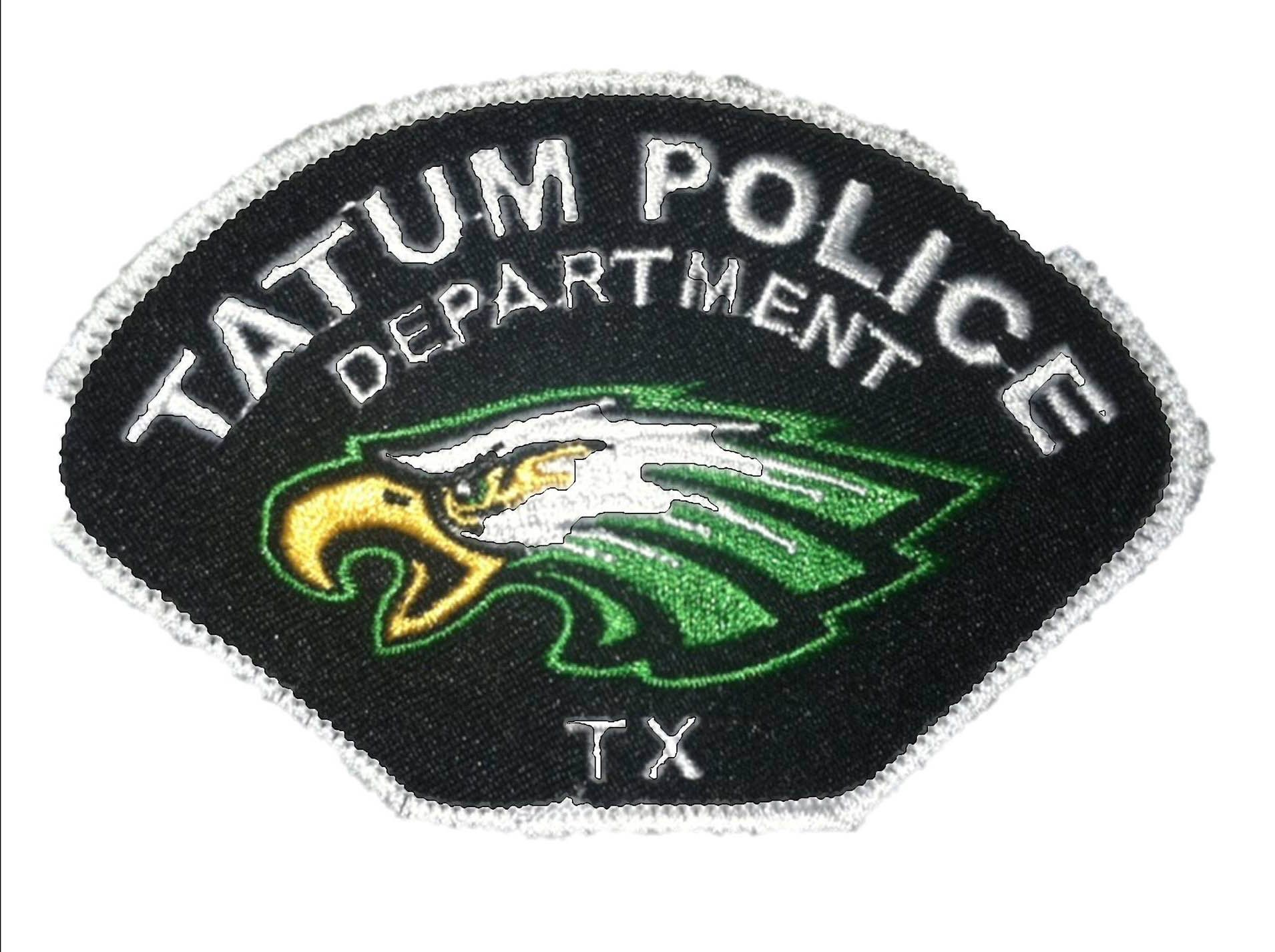 A patch for the tatum police department in tx