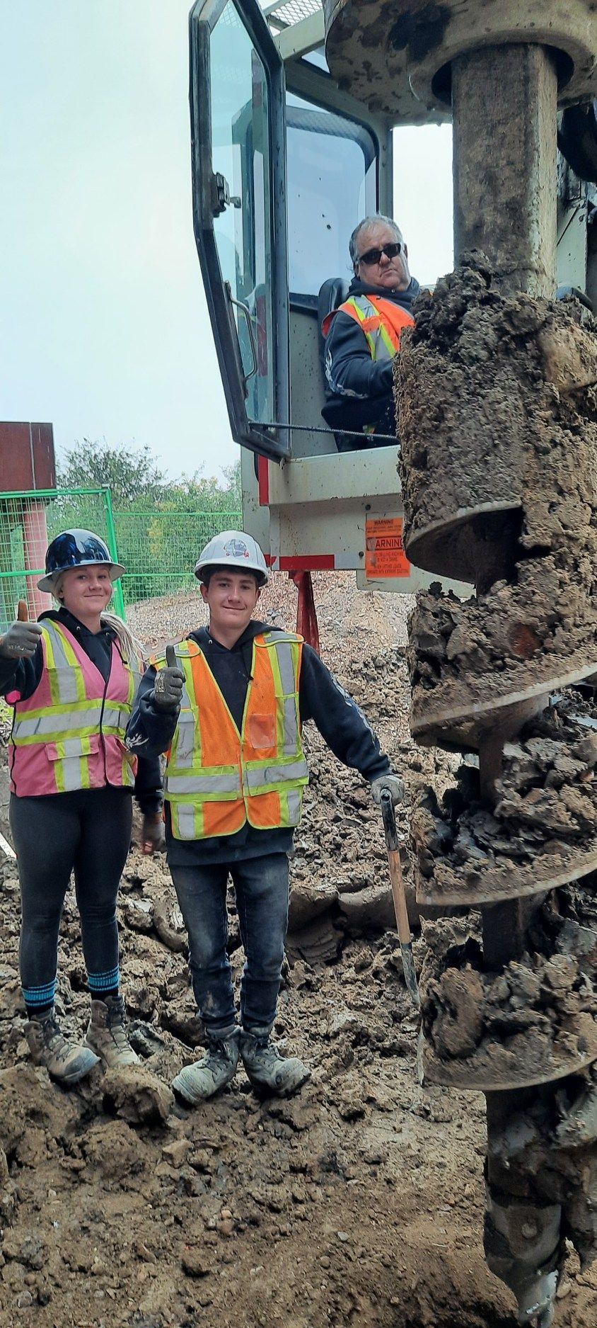 scotts foundation drilling - employees working