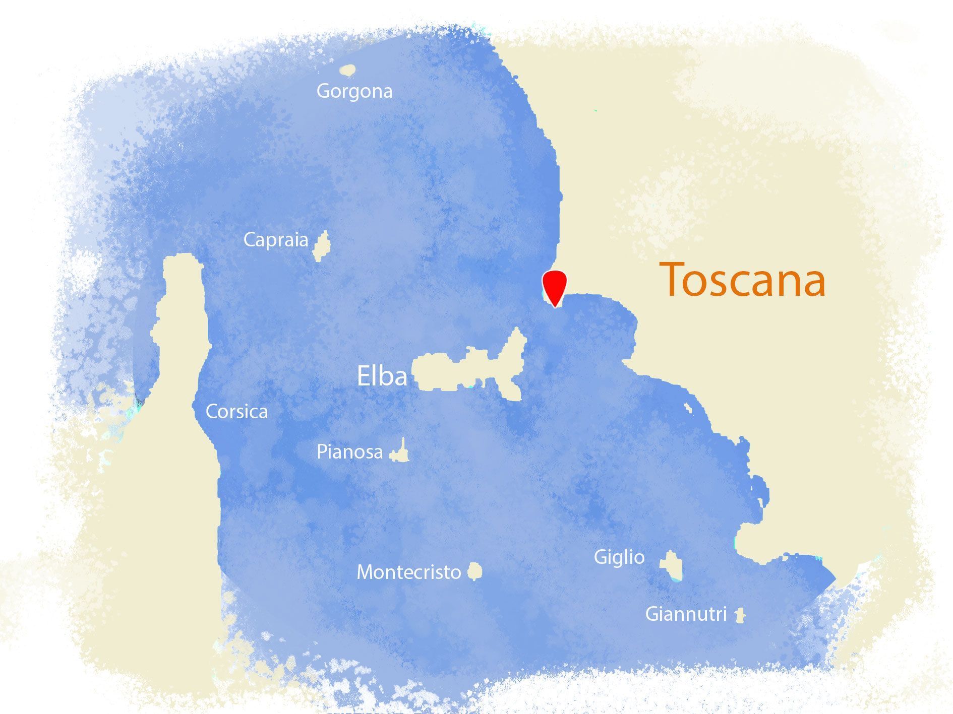 mappa elba