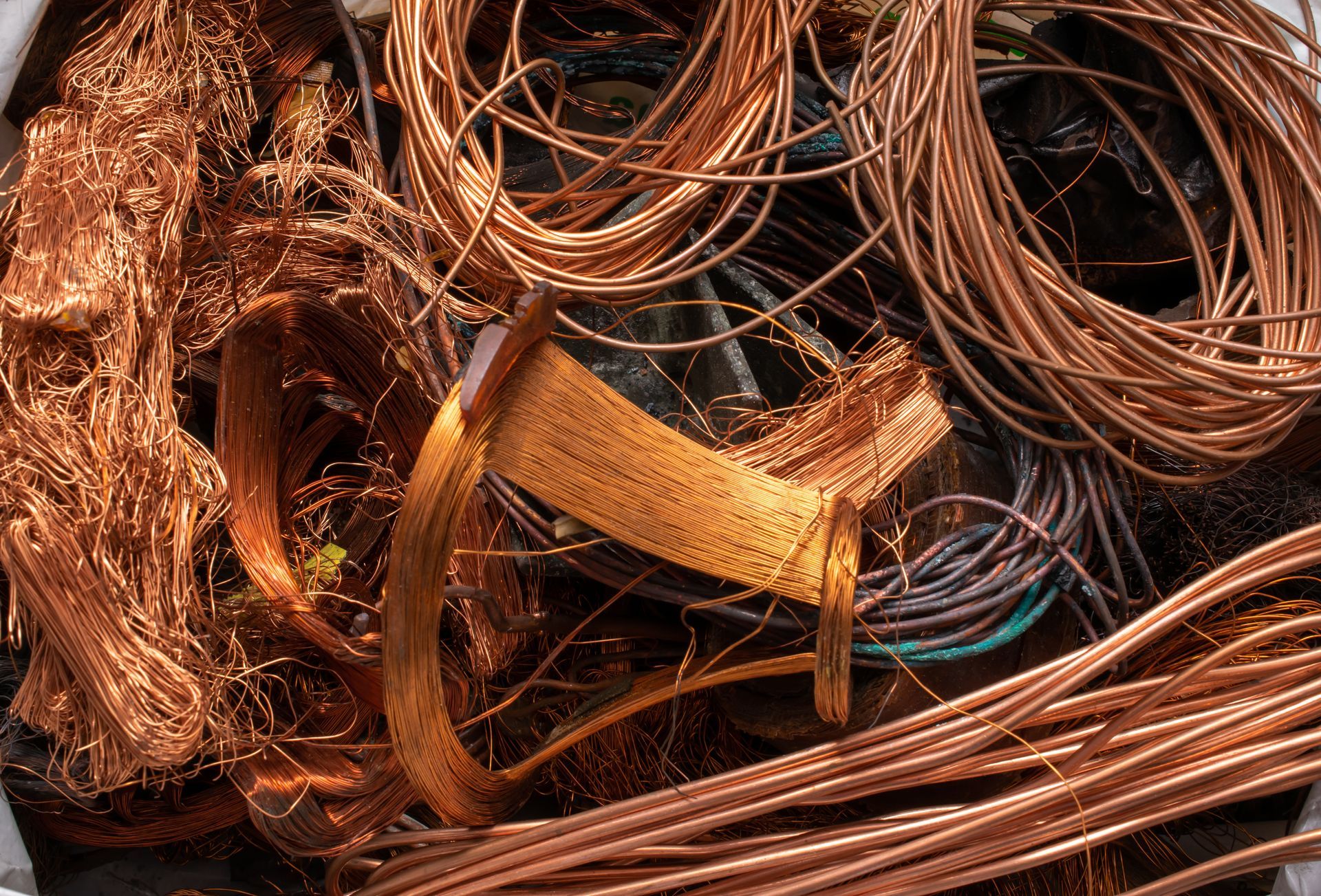 Copper wire.