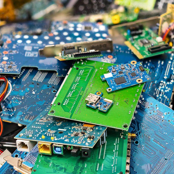 Scrap of Electronic Chipsets — San Jose, CA — Ranch Town Recycling Center