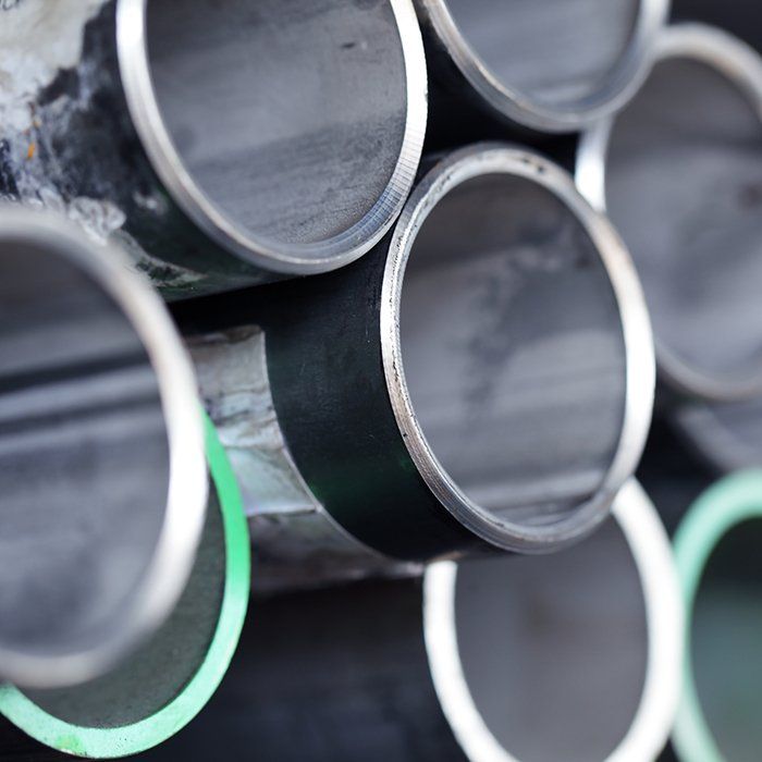 Close Up View of Aluminum Pipes — San Jose, CA — Ranch Town Recycling Center