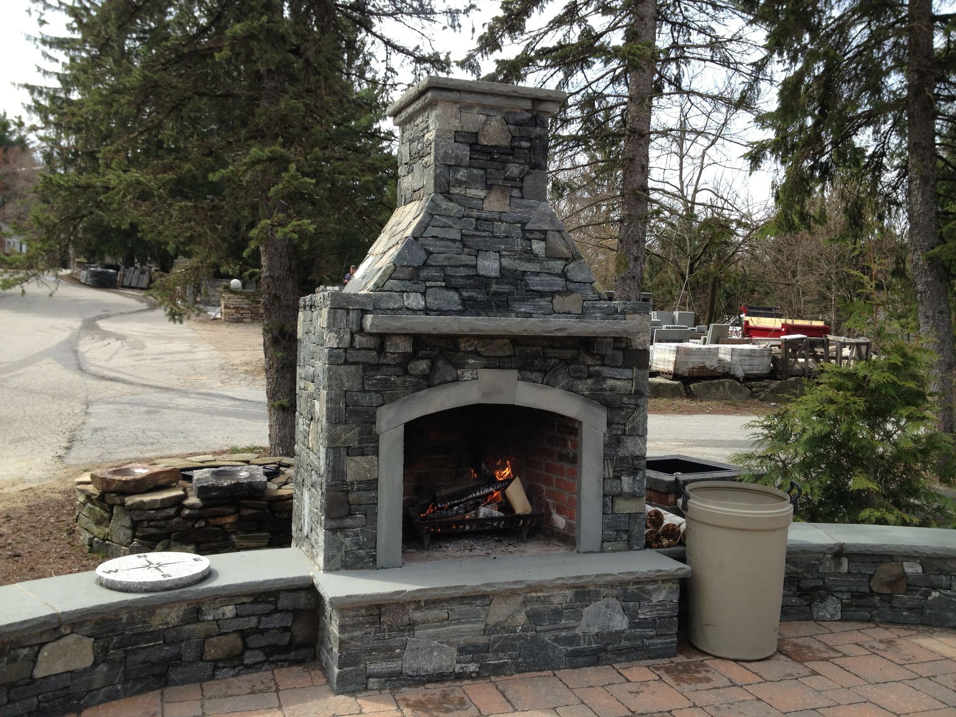 fireplace outdoor
