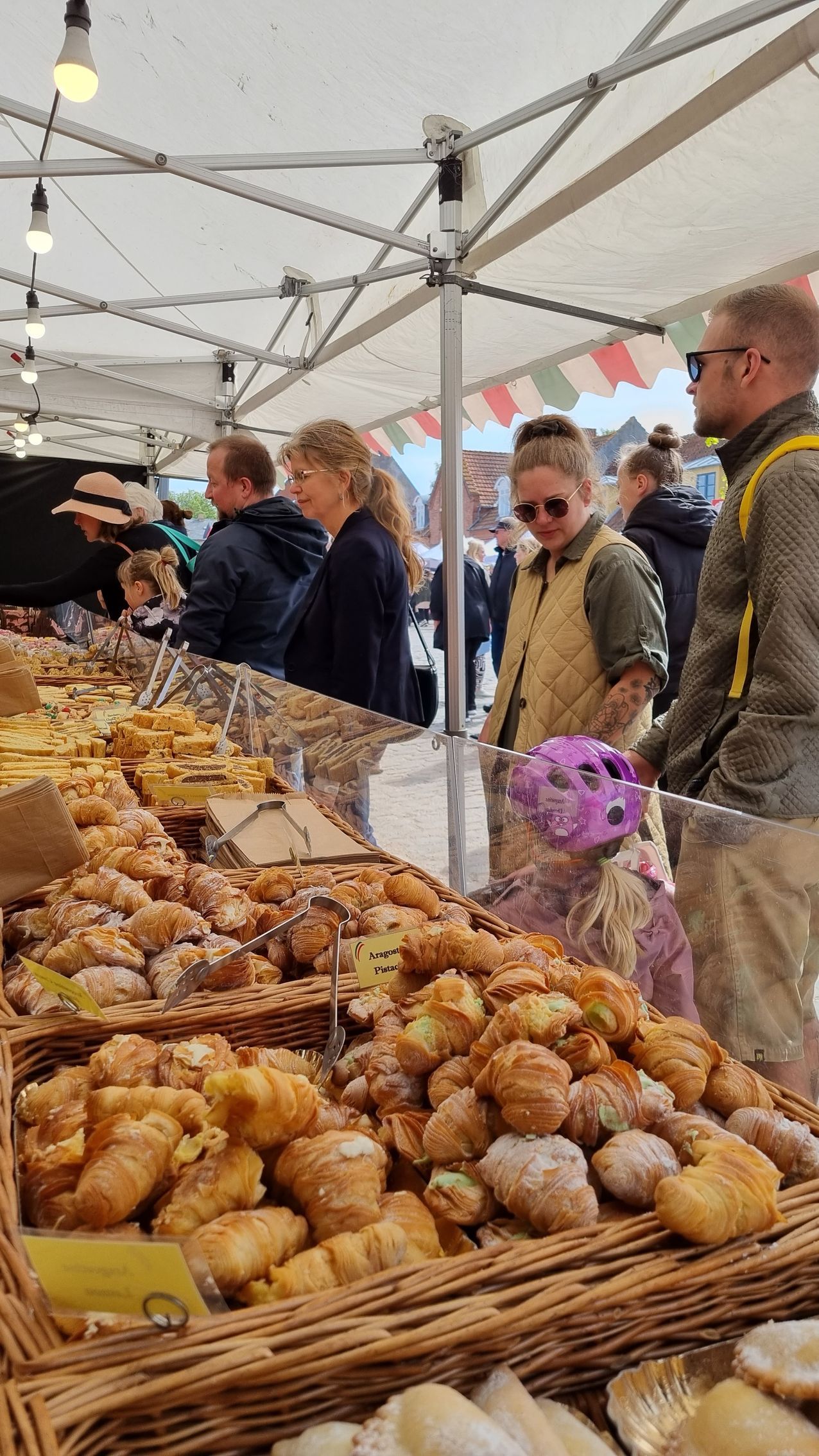 Fransk Forår i Præstø: Stand med croissanter