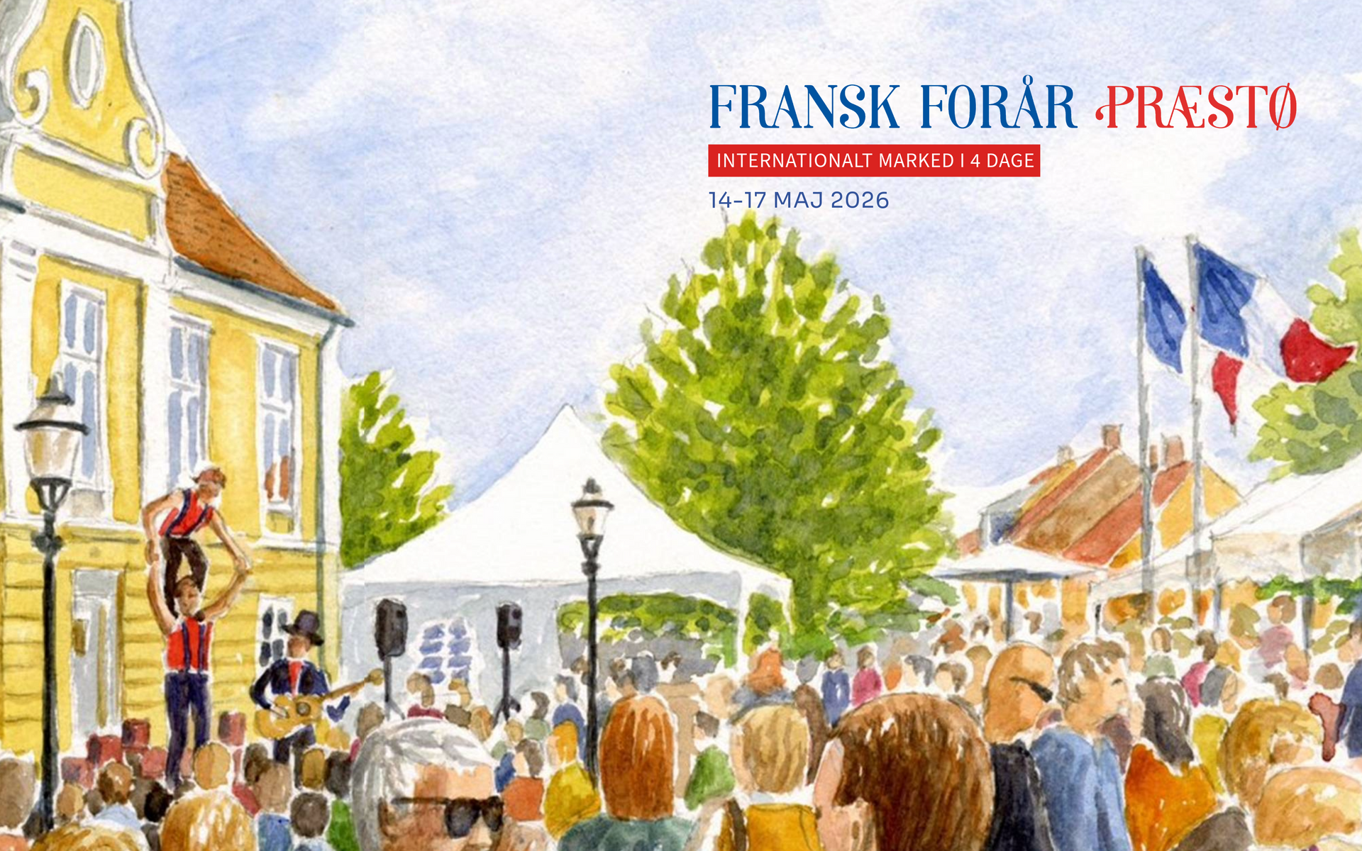 Billede fra Fransk forår i Præstø. Foregår 10.-12. maj 2024.