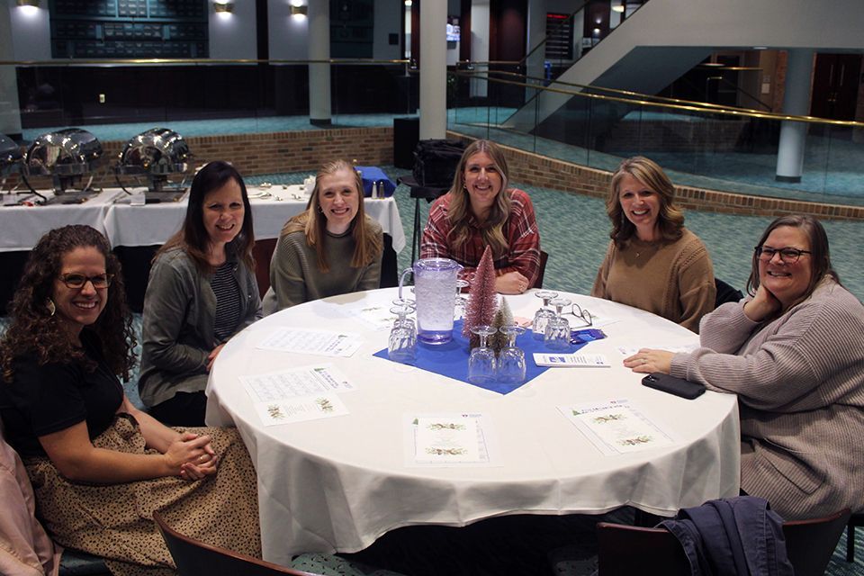 ODCS Female teachers at a luncheon.