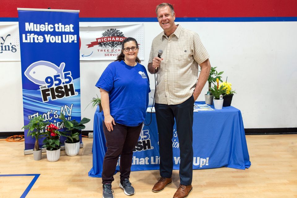 95.5 The Fish radio had a table at the 2024 ODCS Plant Sale