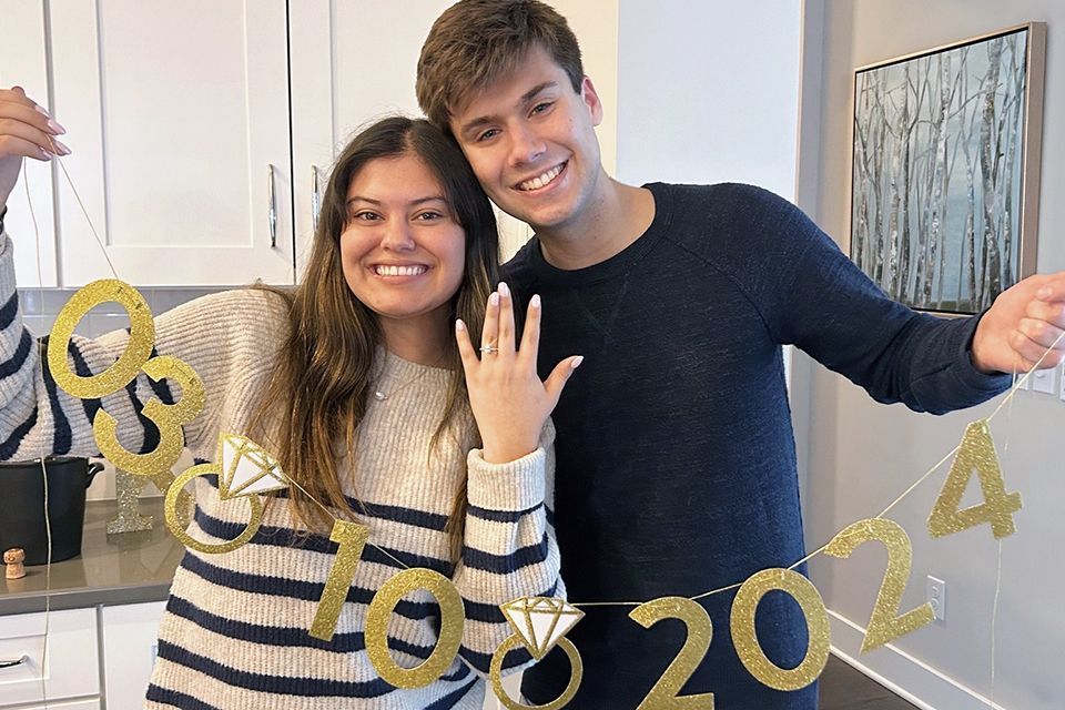 Alumni engaged on March 10, 2024