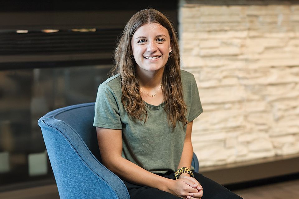 Autumn Brister, Math teacher, the 2023-2024 Upper School Patriot Educator of the Year