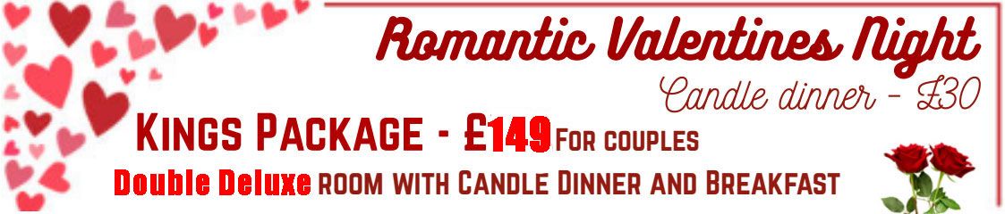 Valentines Night at The Raja of Kent
