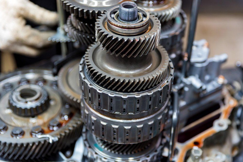 A Close up Of a Stack of Gears on A Machine — Emu Park Automotive and Tyre Service in Emu Park, QLD