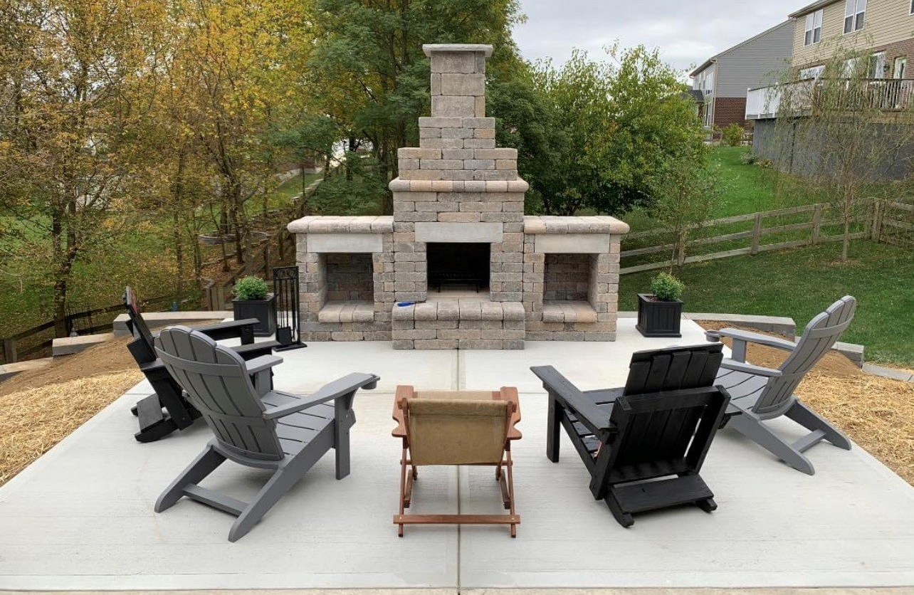 Fire Pit Built — Verona, KY — Spit Shine Commercial Cleaning LLC