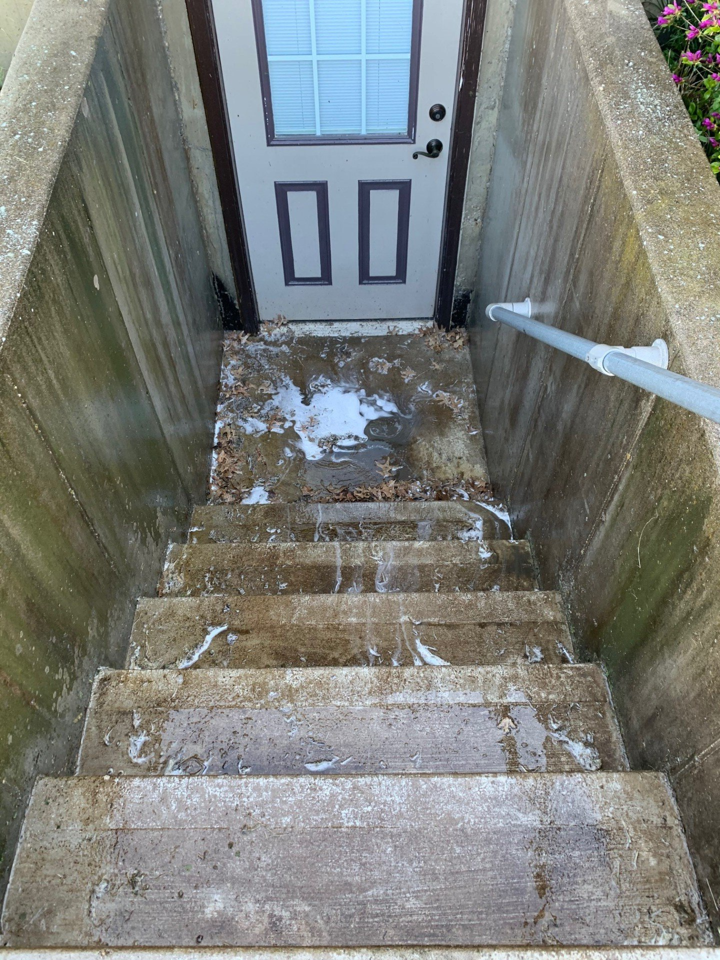 Dirty Stairs — Verona, KY — Spit Shine Commercial Cleaning LLC