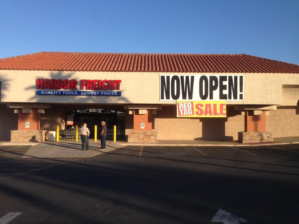 Harbor Freight store with 