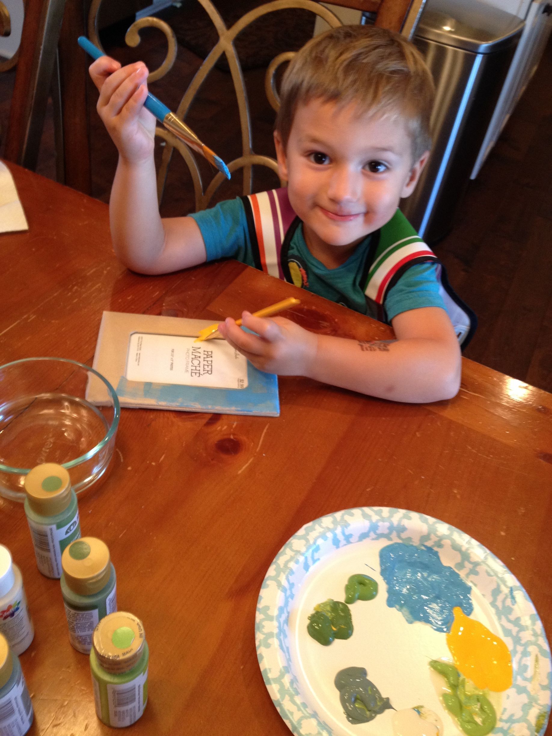 Using Paper and Crayon instead of watercolors