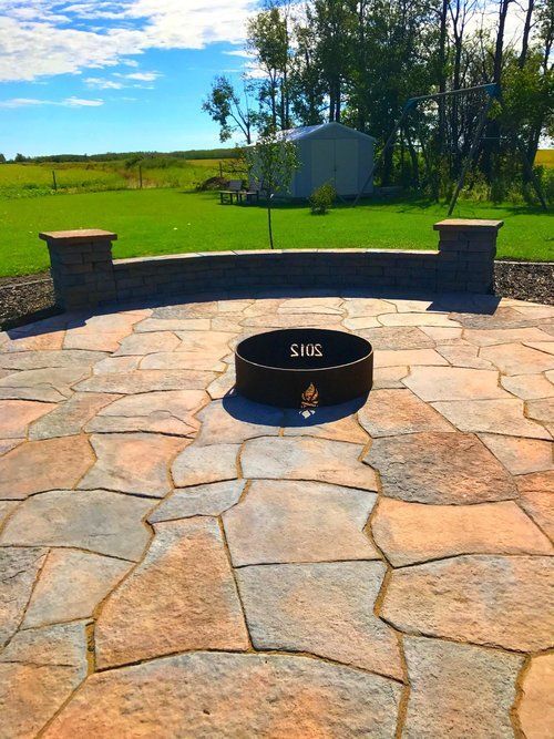 barkman flagstone patio bonnyville