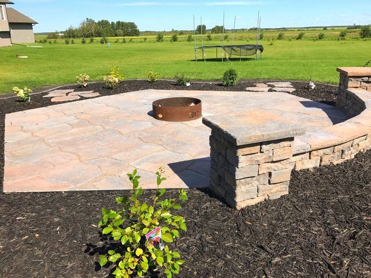 barkman flagstone patio acreage bonnyville ab