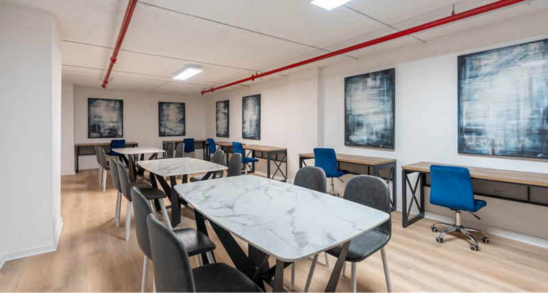 Photo showing a community lounge room