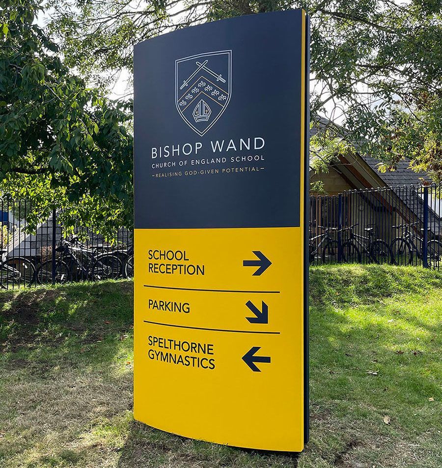 Signmode Bishop Wand school monolith signage