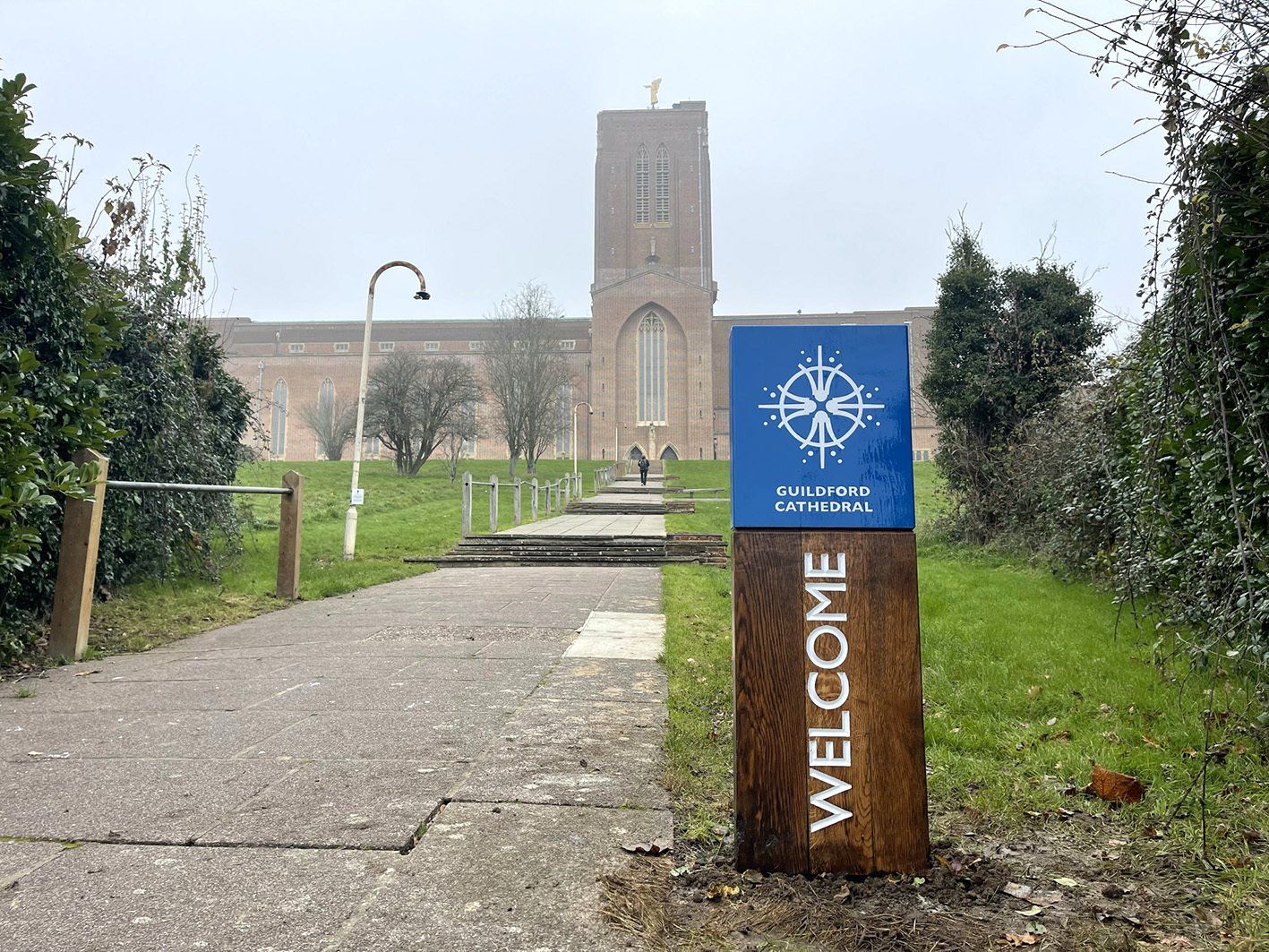 Guildford Cathedral signs