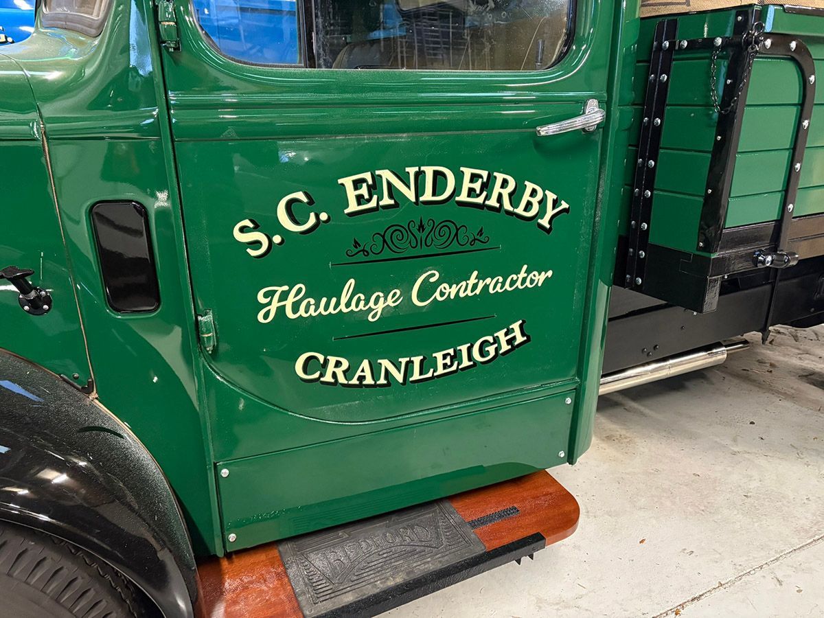 Enderby vehicle signwriting 2