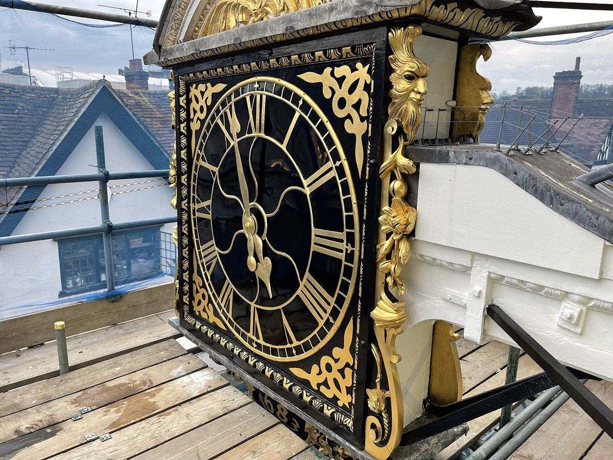 Signmode Guildford Guildhall clock renovation