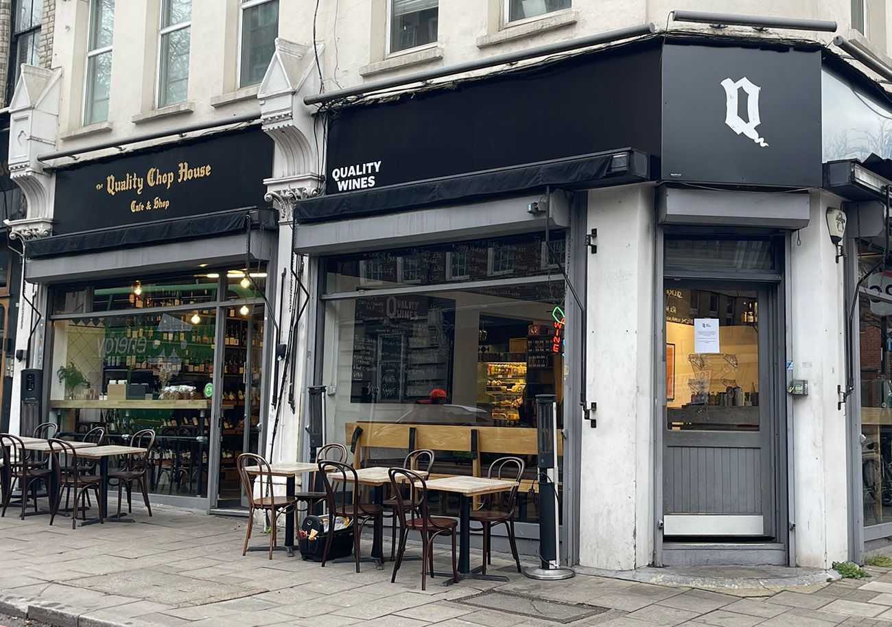 The Quality Chop House restaurant signs