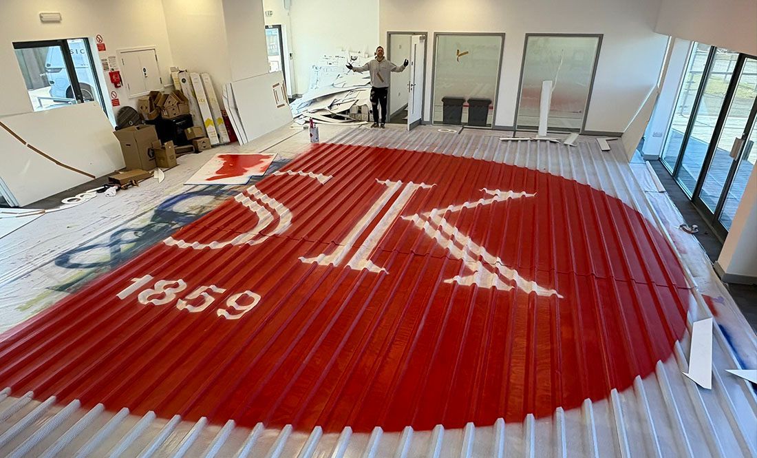 Sisk cladding painting 4