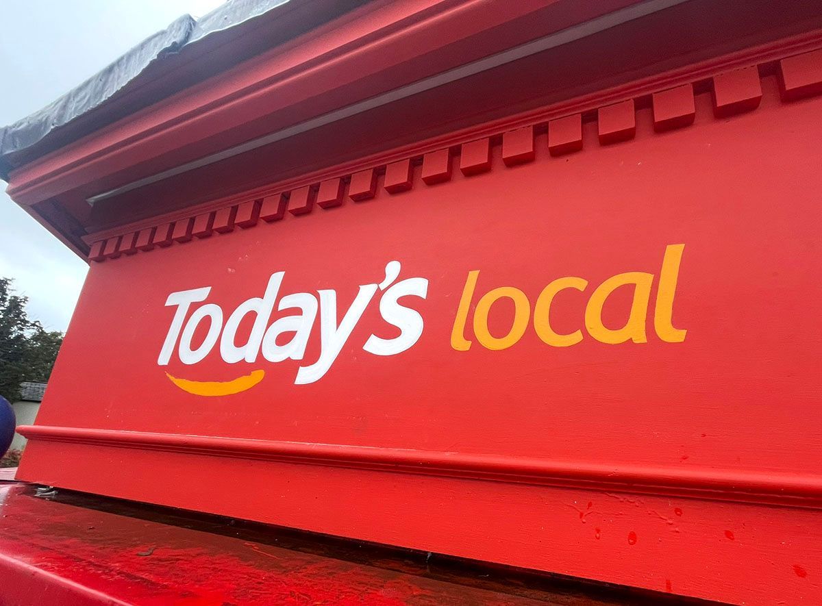 Today's local signwriting