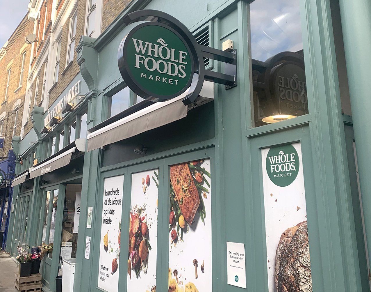 Whole Foods shop signs 2