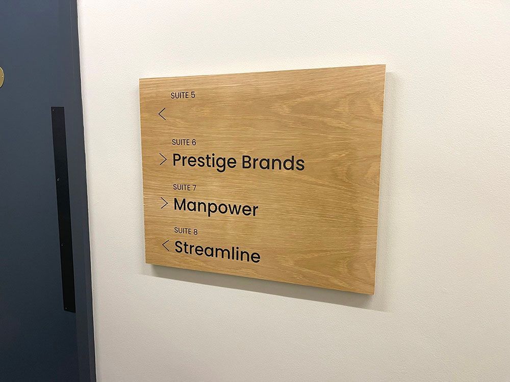 Clockhouse Court refurbished signs