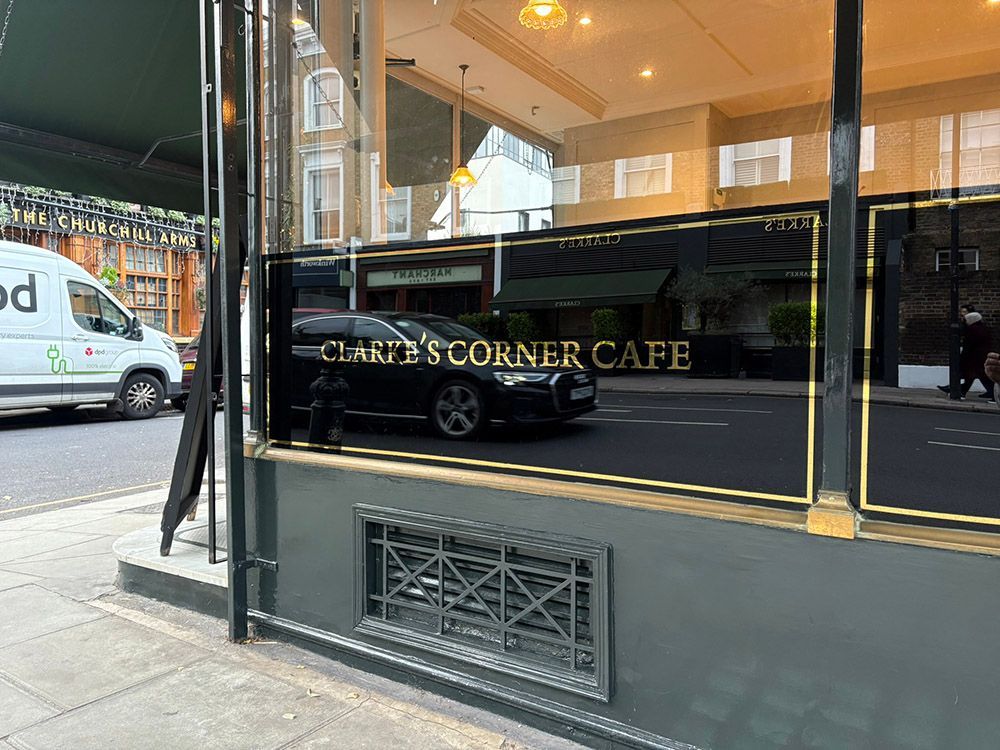 Signmode blog - Sally Clarke gilding