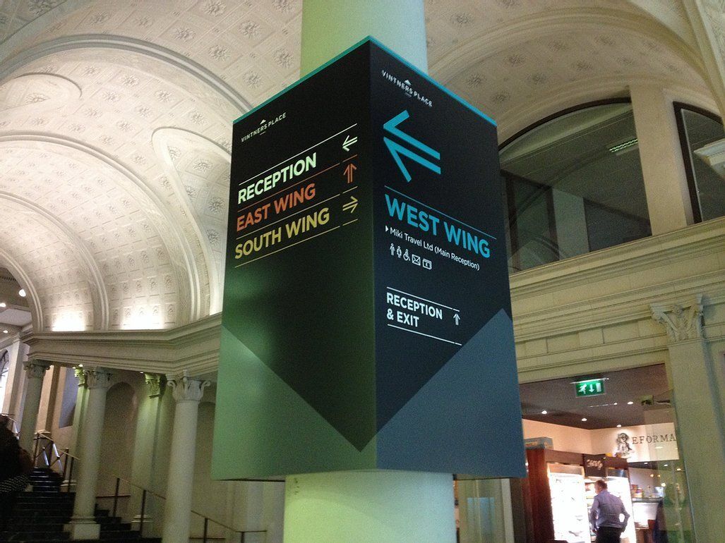 Vintners Place wayfinding