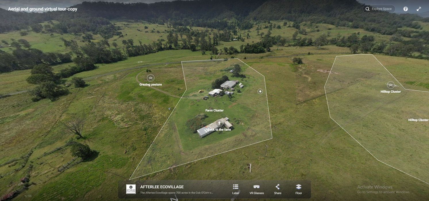 Aerial and ground virtual tour 
