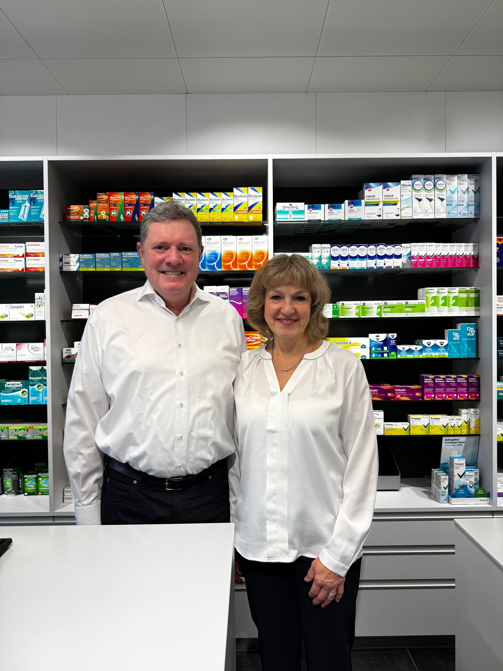 Marlise und Thomas Kurz übergeben die Apotheke-Drogerie Kurz an Simon Kurz