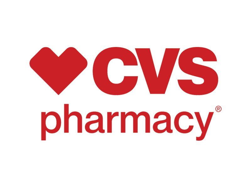 A cvs pharmacy logo with a heart in the middle.